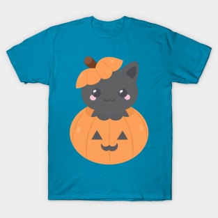 Pumpkin Cat T-Shirt